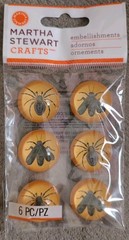 Martha Stewart Crafts Halloween Embellishments – 14 pieces total /561