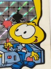 1984 SEPP Hanna-Barbera Snorks All Star Seaworthy Sticker Prism Holographic