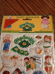 Vintage 80’s Cabbage Patch Kids Puffy Stick-Ons Stickers NEW Unopened