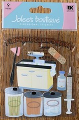 RARE Jolees Baby Getting Your Shots 1st Doctor’s Visit Infant Scrapbook Stickers
