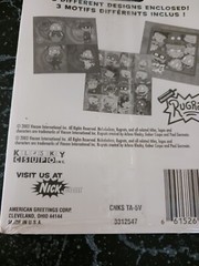 American Greetings Stickety-Doo-Da 2003 Nickelodeon Rugrats Stickers NOS