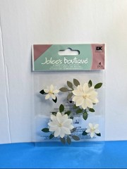 FREE SHIP Jolee’s VANILLA Scrapbook Dimensional Stickers FLOWERS SPRING SUMMER