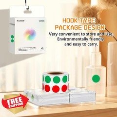 WANSTE Red Green Dot Stickers 2000pcs