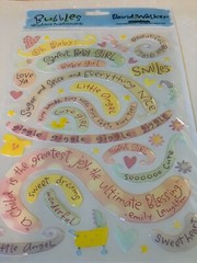 CREATIVE IMAGINATIONS 3D EPOXY STICKERS OH BABY NEW BORN BIRTHDAY #2