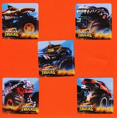 30 Hot Wheels Large Stickers – Party Favors – Rewards – Cars, Monster Trucks