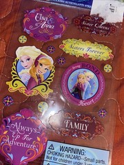 Disney Frozen Anna & Elsa Sisters Forever Flat Scrapbooking Stickers EK Success