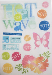 mambiSTICKS Flip Pack Vellum Stickers – SUMMER TIME – 5 Sheets