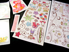 Lot Stickers, Whimsy&Cheer Vellum stickers, delight Playtime Stickers Plus