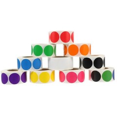 Color Coding Stickers Small Round Adhesive Dots for Home Storage and Decoration
