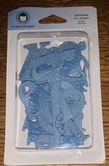 Lil Davis Designs~ Castaway Felt Ocean Alphabet Alpha Letters Scrapbook 40 Pcs