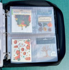 Creative Memories Binder ~ 14 Sheets of Stickers ~ Fall, Autumn, Halloween