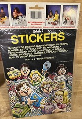 Vtg 1983 HUMBERTO Celebrity Stickers Sealed Mark I Name Stickers