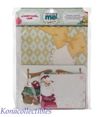 Bo Bunny Misc Me 4″X6″ & 3″X4″ Journal Pack Candy Cane Christmas Vintage!