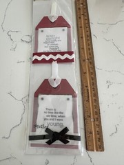 Colorbok Kolette Red Pocket Quotes 2 PC Together Delight Scrapbooking Crafts