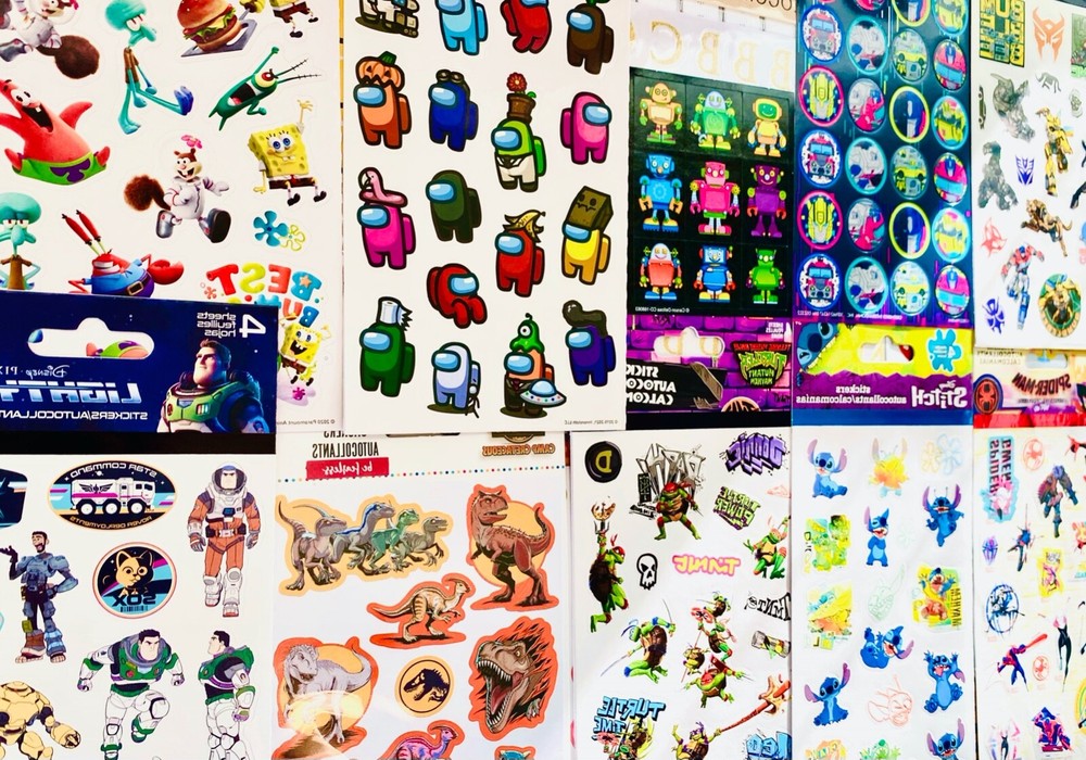 1199+ STICKERS! TV movie Cartoon Friends 4 Girl Boy Kids Children Teen Bundle