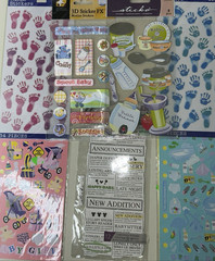 Baby Newborn Babies Girl Boy New Stickers Sticker Packs You CHOOSE, YOU PICK