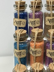 ART-C Momenta Mixed Media Wire Beads Glitter Fibers Leather 48 Vials 24 Spools