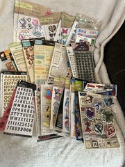 54 Packs Of Stickers For Crafts And Scrapbooking various brands and subjects