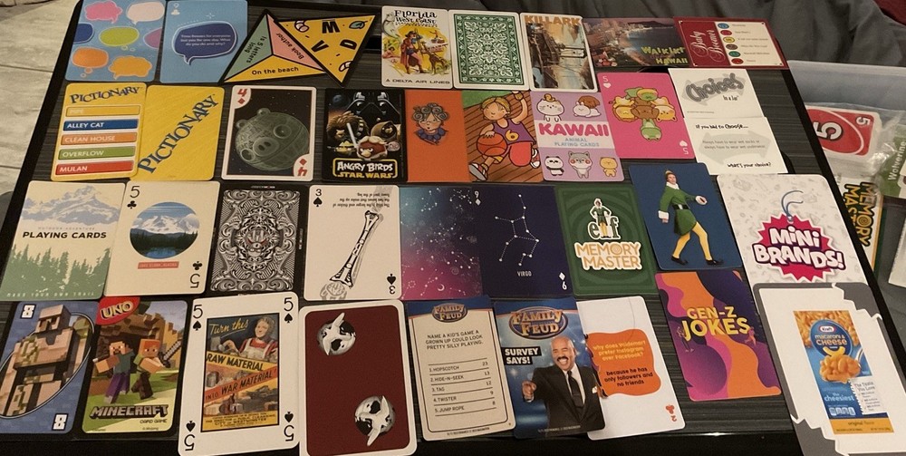 Mixed Lot 50 Random Playing Cards Ephemera Journal Paper Craft Modern-Vintage