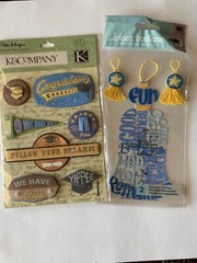 Jolee s Boutique Graduation K&Company Cap & Gown Balloons Tassle Stickers Lot 4