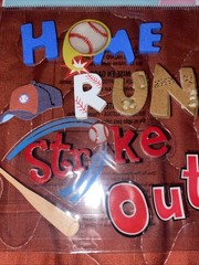 FREE SHIP Jolee’s HOME RUN Scrapbook Dimensional Stickers SCHOOL SPORTS BASEBALL