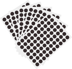 1050 PCS 3/4 Inch round Color-Code Dot Stickers, Color Coded Circle Stickers for