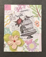 #2696 FLOWERS SPRING EPHEMERA TAGS EMBELLISHMENTS JUNK JOURNAL SCRAPBOOK -Tonya