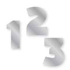Holographic Foil Project Letters & Numbers Stickers, 2 in, 115 CT