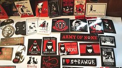 10 Pre Packaged RARE Emily the Strange stickers Red & Black