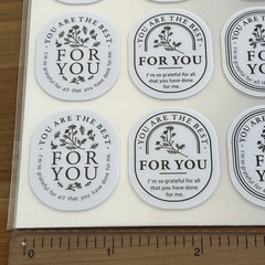 36pcs Thank You Stickers 1.1” × 1.2” Small Business Decorate Envelopes Sealing