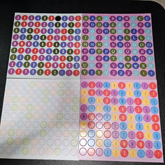 Lot: 28 Chip Board Die Cuts 12″ x 12″ Sheets 100’s Shapes, Tags, Alpha, Symbols
