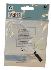 Tennis Racquet~Dimensional Scrapbook Sticker Embellishment~Jolee By You~VTG~New