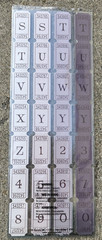 STICKO THEMED SCRAPBOOK STICKERS RAFFLE TICKET ABCs *