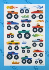 Monster Trucks Sticker Sheet American Greetings