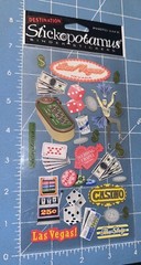 STICKO Destinations Scrapbook Stickers LAS VEGAS New