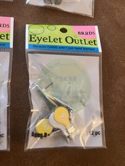 Eyelet Outlet Brads Lot of NEW 6 packs Card Making Scrapbooking Skull Dice