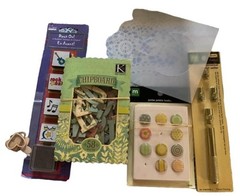 Scrapbooking Embellishments Set Stencils Tools Chipboard Rub For Creative Crafti
