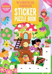 Wild Adventures, Whimsical Garden, Under The Sea – Stickers Puzzle Books