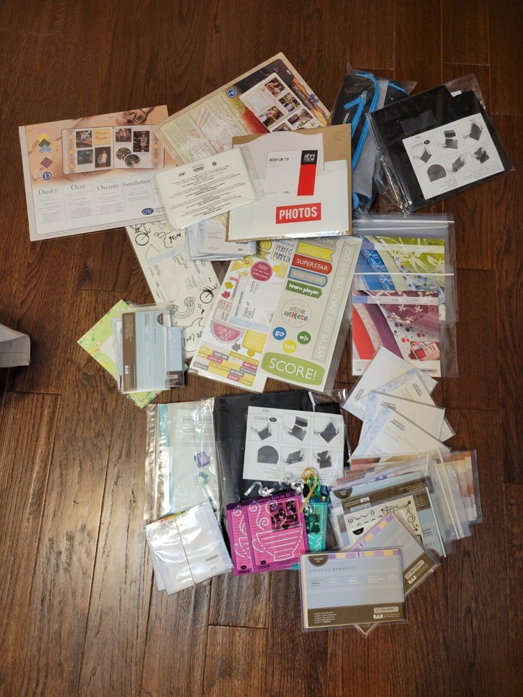 Creative Memories Scrapbook Stickers, Embellishments, Paper Tags