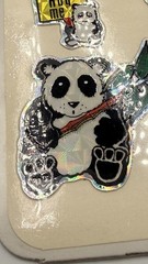 Vtg Panda Bear Prism Sticker Sheet 1980 Classic Stickers Hearts 80’s Love