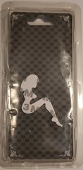 3D Diamond Beautiful Girl Metal Chrome car stickers( Gold Or Silver)