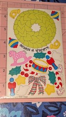 Vintage Sandylion Stickers Design A Wreath Maxi Sheet Activity Sheet
