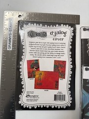 Dylusions Dyalog Cover & 2 Insert Books LOT Junk Journal Scrapbook