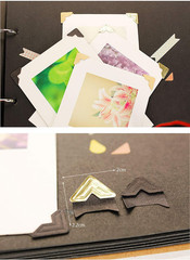 10 Sheet (240-Pack) Photo Corners Self Adhesive Photo Foto Corner Stickers for S
