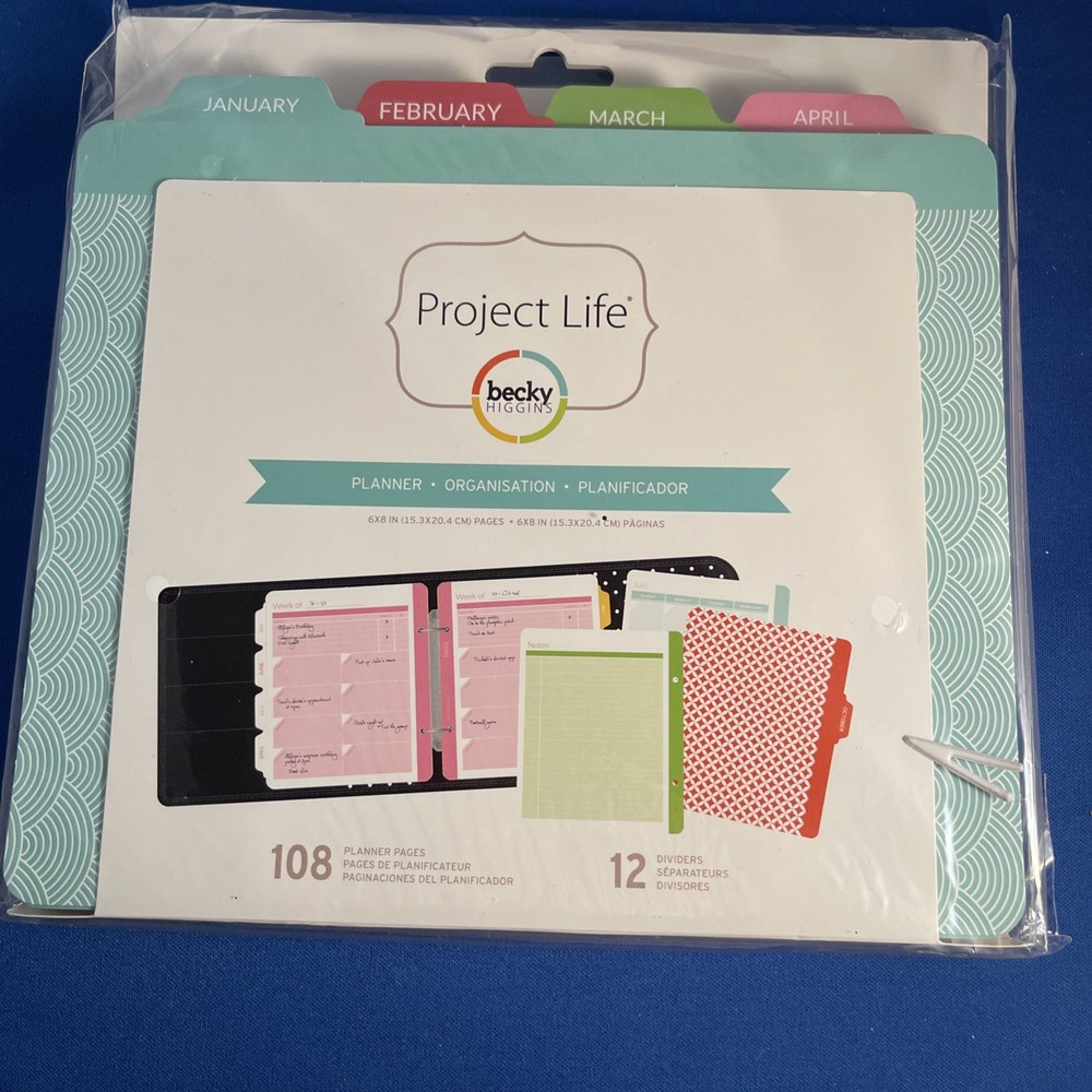 Becky Higgins project life Planner Pages 120 Total. Discontinued Stock