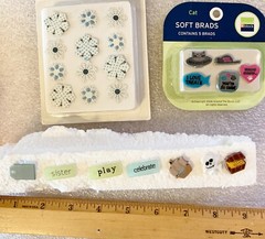 5 Diff Sets of Decorative Cat & Flower Themed Brads-Assorted Brands -You Choose