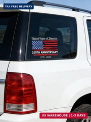 250 Anniversary USA Stickers, 250th Anniversary The Independence of USA Sticker