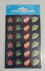 Stickers colorful foil sticker 10 packs total 720 shiny stickers for kids awards