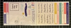 Crate Paper HOORAY! 6×8 Paper, Ephemera, 6×12 Stickers, Thickers, Puffy PARTIALS