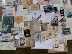 30 Piece Junk Journal sticker Ephemera Vintage Paper FANCY CUTS STAMPS WORDS